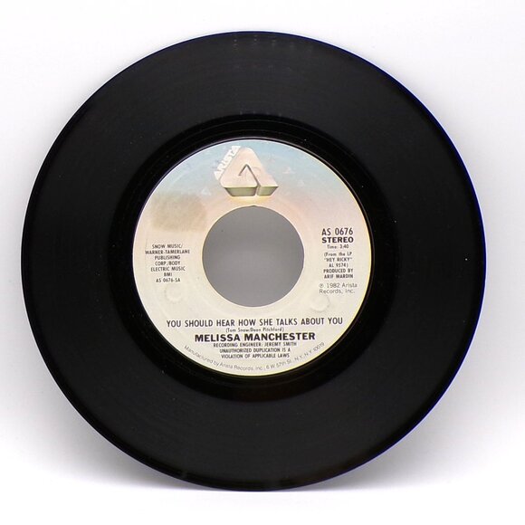 You Should Hear How She Talks About You/Long Goodbyes by Melissa Manchester 45 - Picture 3 of 6